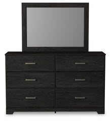 Belachime King Panel Bed, Dresser Mirror and 2 Nightstands