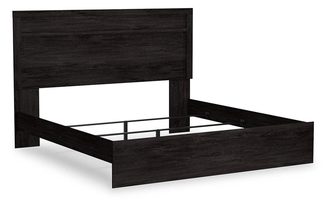 Best Deals Furniture - Ashley Furniture - Belachime King Panel Bed - King Panel Bed / Charcoal - B2589B4