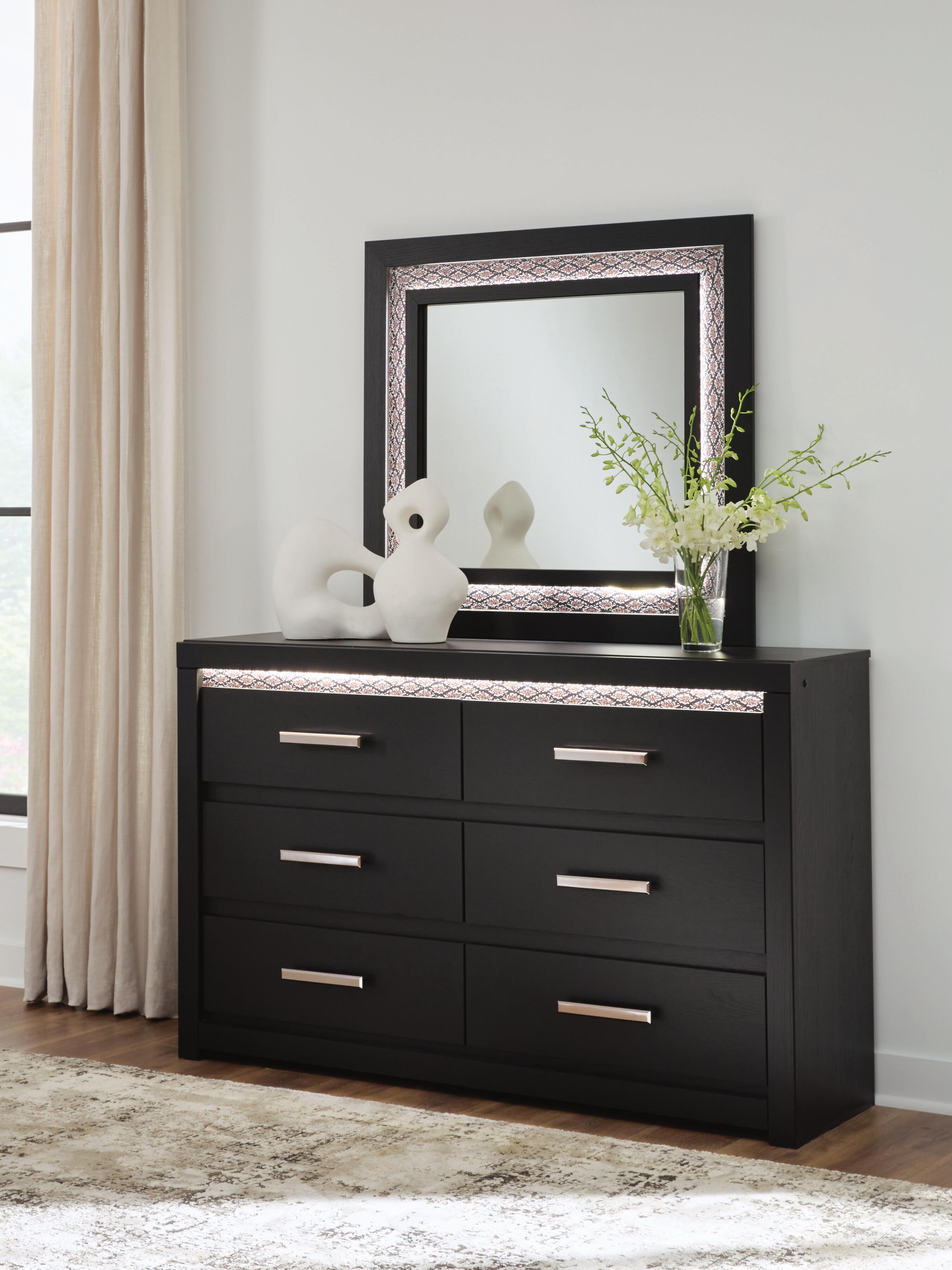Best Deals Furniture - Ashley Furniture - Shoralli Dresser and Mirror - Dresser and Mirror - B2611B1