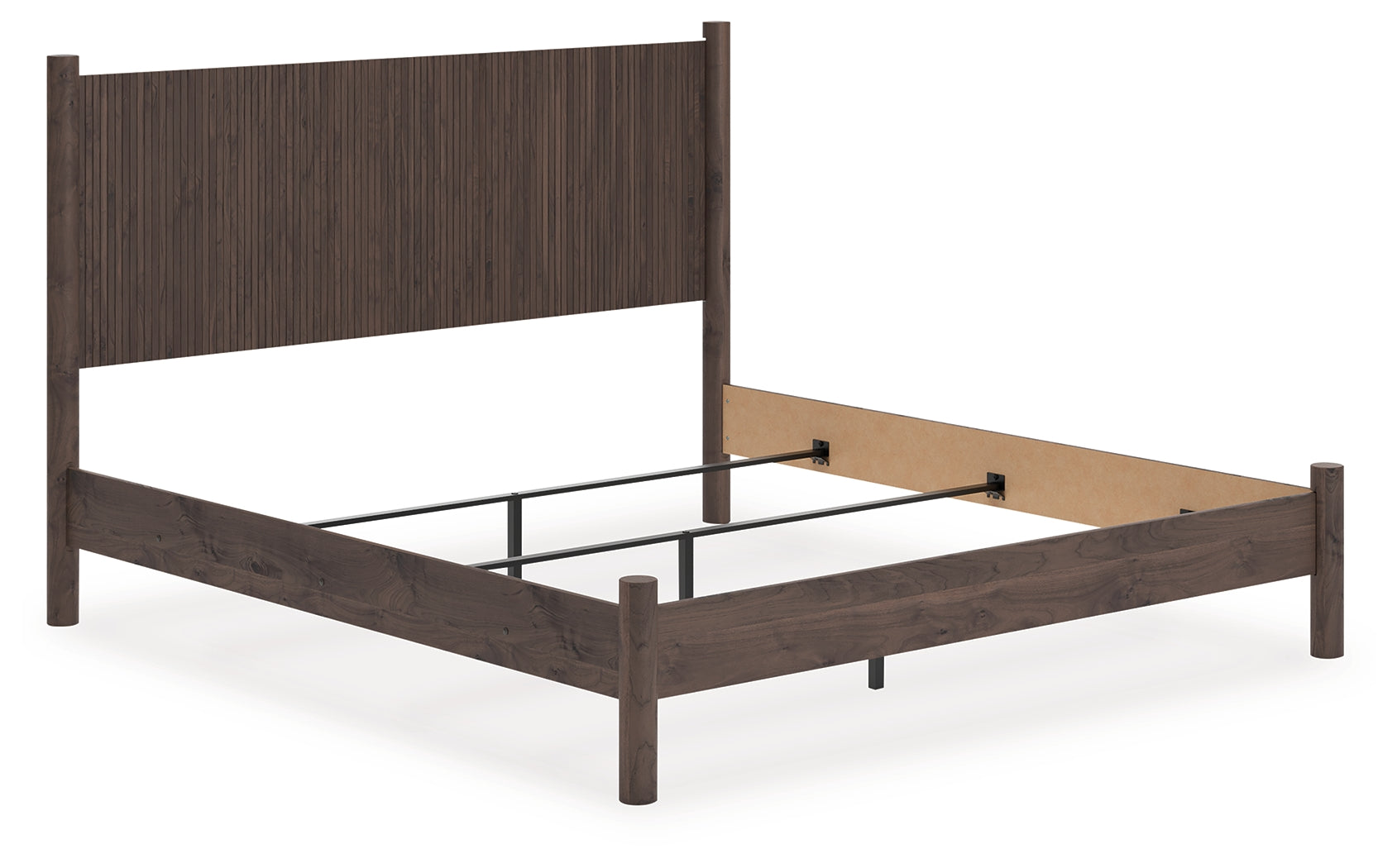 Best Deals Furniture - Ashley Furniture - Pamytta King Panel Bed - King Panel Bed / Brown - PCB2614B26
