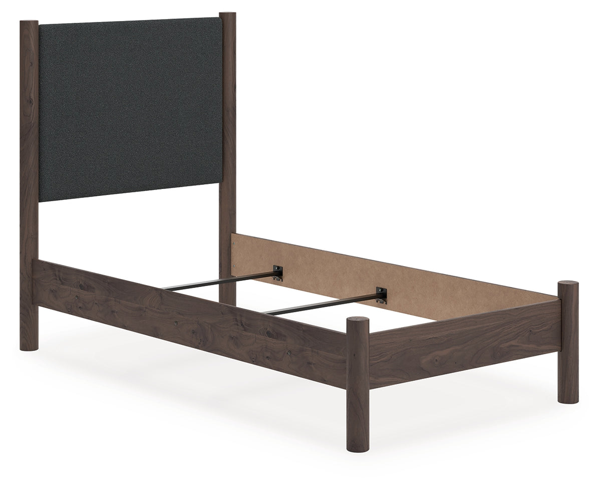 Best Deals Furniture - Ashley Furniture - Pamytta Twin Upholstered Panel Bed - Twin Upholstered Panel Bed - PCB2614B20