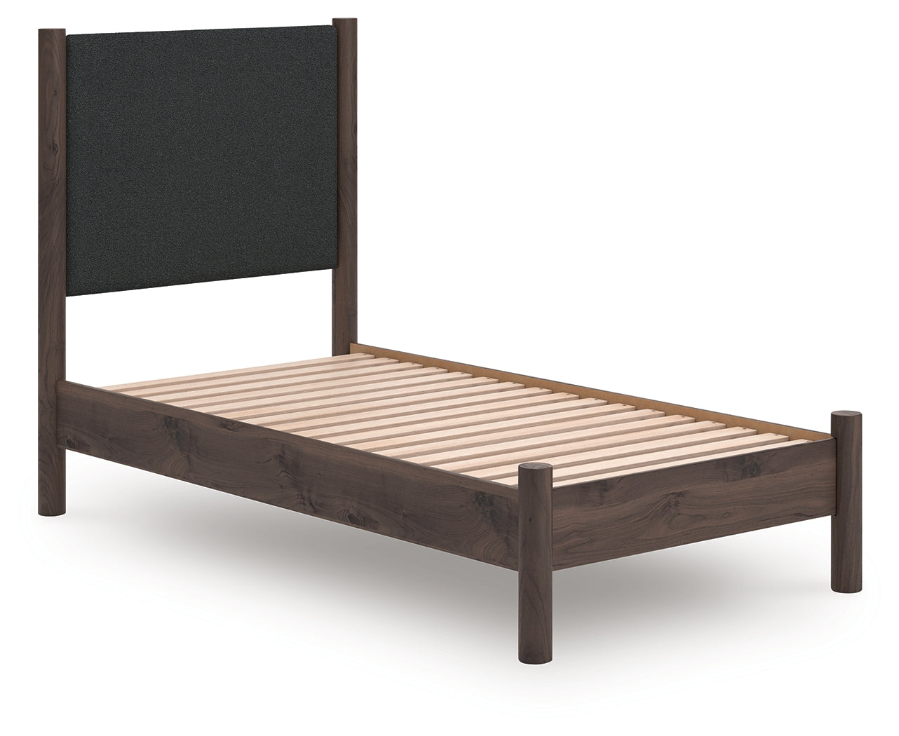 Best Deals Furniture - Ashley Furniture - Pamytta Twin Upholstered Panel Platform Bed - Twin Upholstered Panel Platform Bed - PCB2614B8