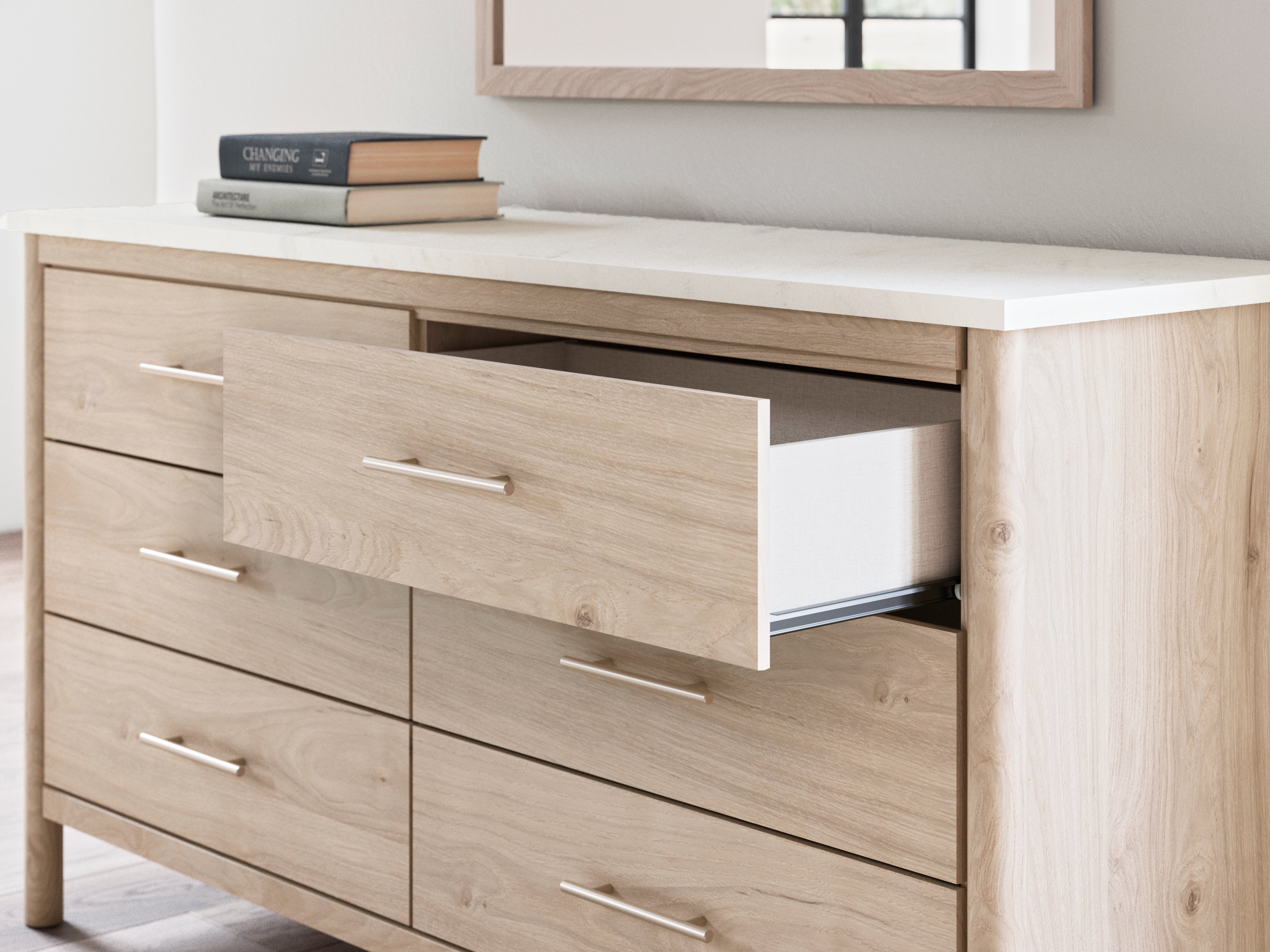 Cadmori Queen Upholstered Panel Bed