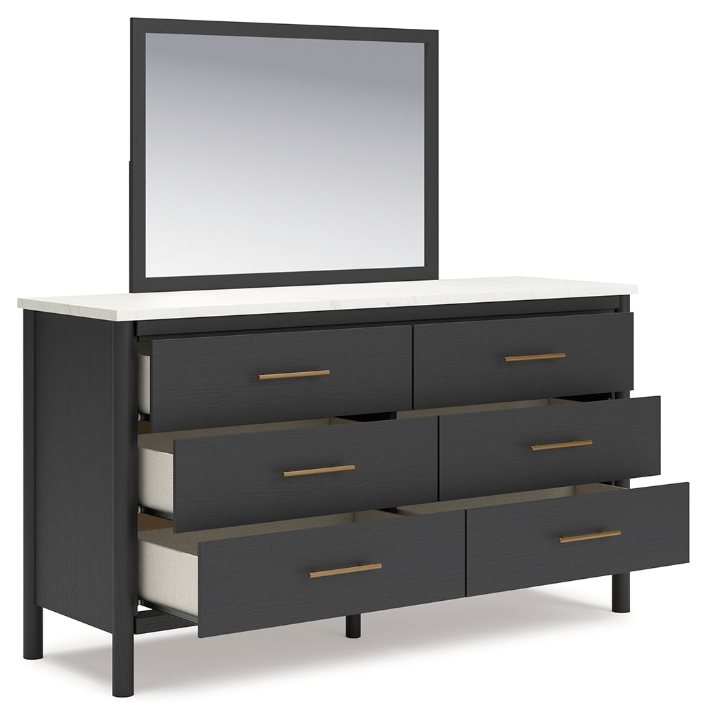 Cadmori Full Upholstered Panel Bed
