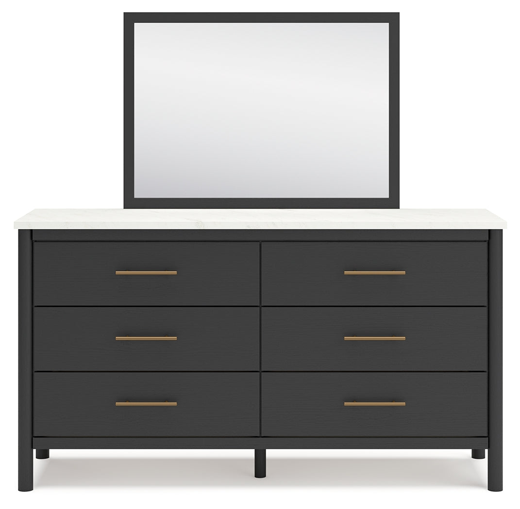 Cadmori Full Upholstered Panel Bed