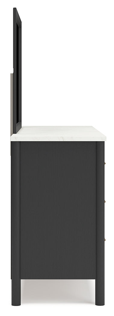 Cadmori King Upholstered Panel Bed