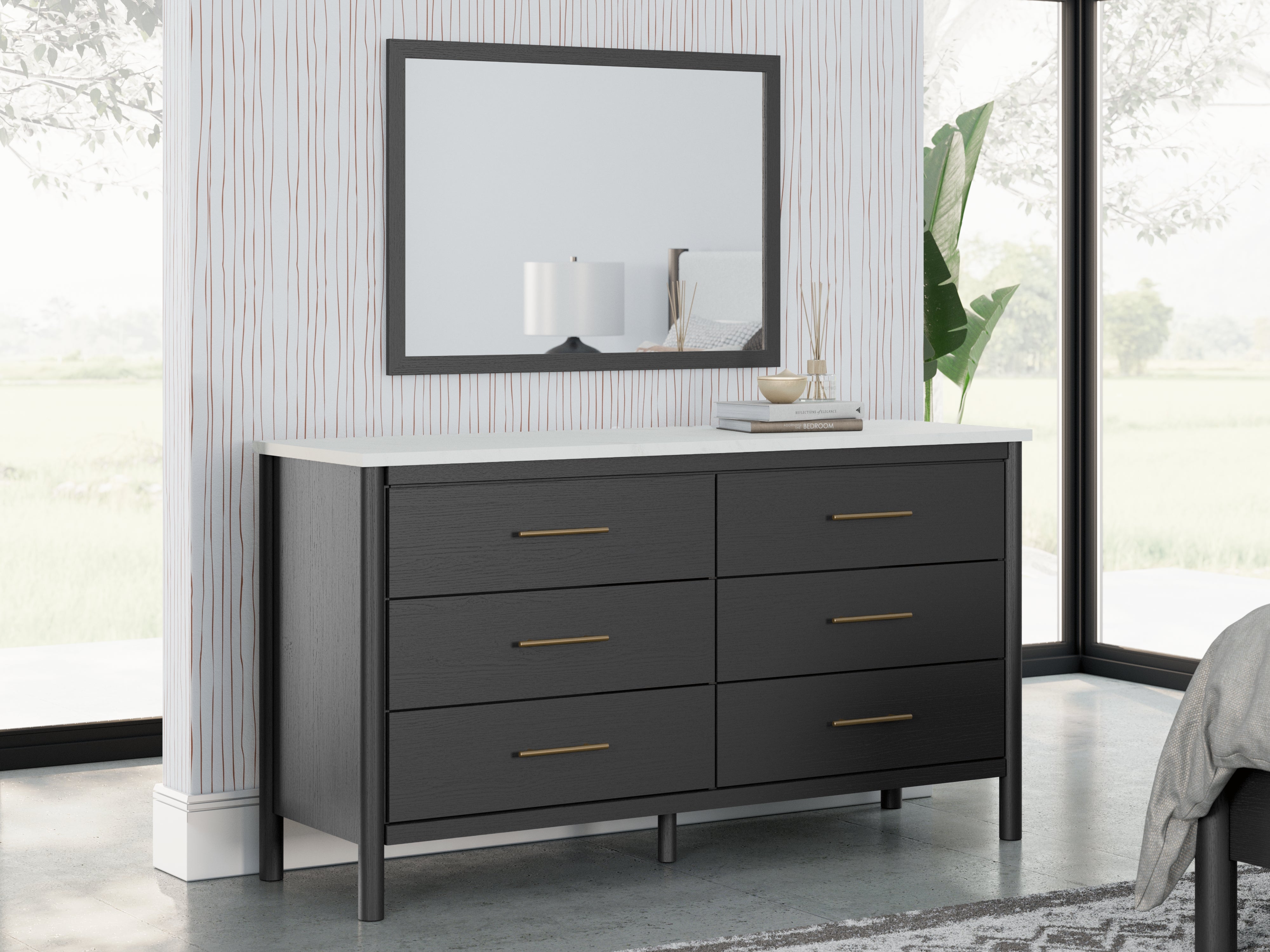 Cadmori Queen Upholstered Panel Bed