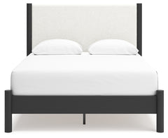 Cadmori Queen Panel Bed, Dresser, Mirror and Nightstand