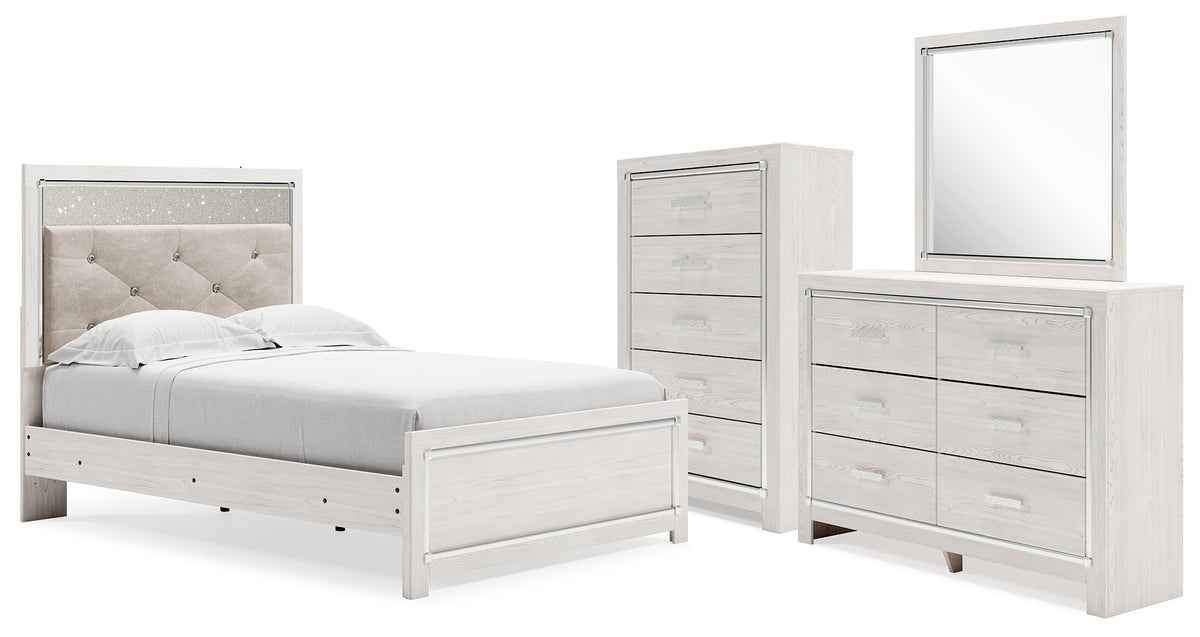 Best Deals Furniture - Ashley Furniture - Altyra Full Panel Bed, Dresser, Mirror and Chest - Full Panel Bed, Dresser, Mirror and Chest - B2640B71
