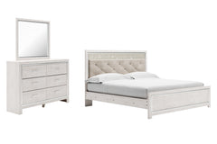Best Deals Furniture - Ashley Furniture - Altyra King Panel Bed, Dresser and Mirror - King Panel Bed, Dresser and Mirror - B2640B57