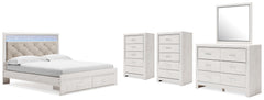 Best Deals Furniture - Ashley Furniture - Altyra King Storage Bed, Dresser, Mirror and 2 Chests - King Storage Bed, Dresser, Mirror and 2 Chests - B2640B45