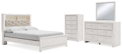 Best Deals Furniture - Ashley Furniture - Altyra Queen Bookcase Panel Bed, Dresser, Mirror and Chest - Queen Bookcase Panel Bed, Dresser, Mirror and Chest - B2640B43