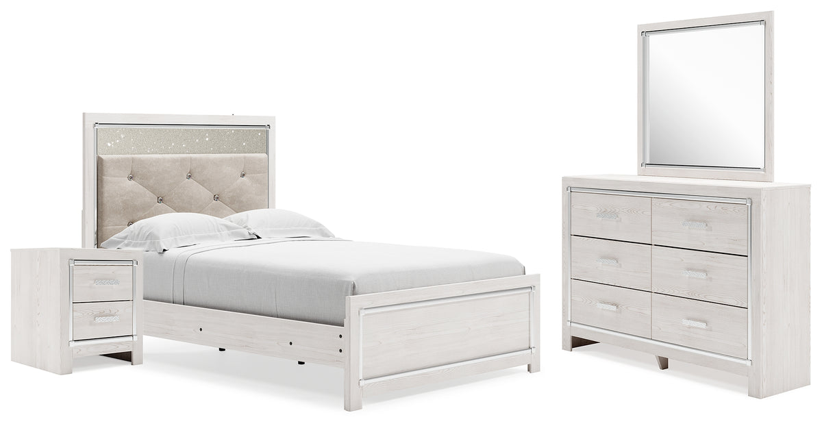 Best Deals Furniture - Ashley Furniture - Altyra Full Panel Bed, Dresser, Mirror and Nightstand - Full Panel Bed, Dresser, Mirror and Nightstand - B2640B41