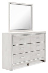 Altyra Queen Bookcase Storage Bed, Dresser and Mirror