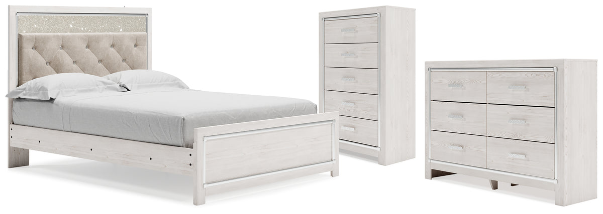 Best Deals Furniture - Ashley Furniture - Altyra Queen Panel Bed, Dresser and Chest - Queen Panel Bed, Dresser and Chest - B2640B73