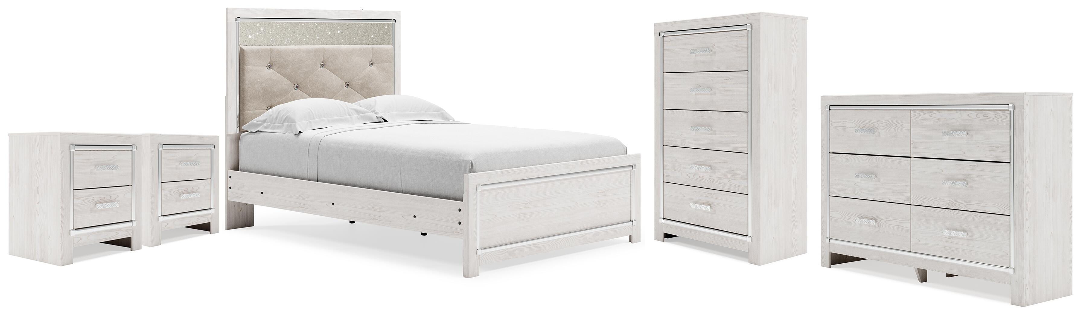 Best Deals Furniture - Ashley Furniture - Altyra Full Panel Bed, Dresser, Chest and 2 Nightstands - Full Panel Bed, Dresser, Chest and 2 Nightstands - B2640B81
