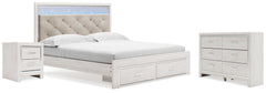 Best Deals Furniture - Ashley Furniture - Altyra King Storage Bed, Dresser and Nightstand - King Storage Bed, Dresser and Nightstand - B2640B66