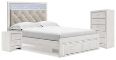 Best Deals Furniture - Ashley Furniture - Altyra Queen Storage Bed, Chest and Nightstand - Queen Storage Bed, Chest and Nightstand - B2640B65
