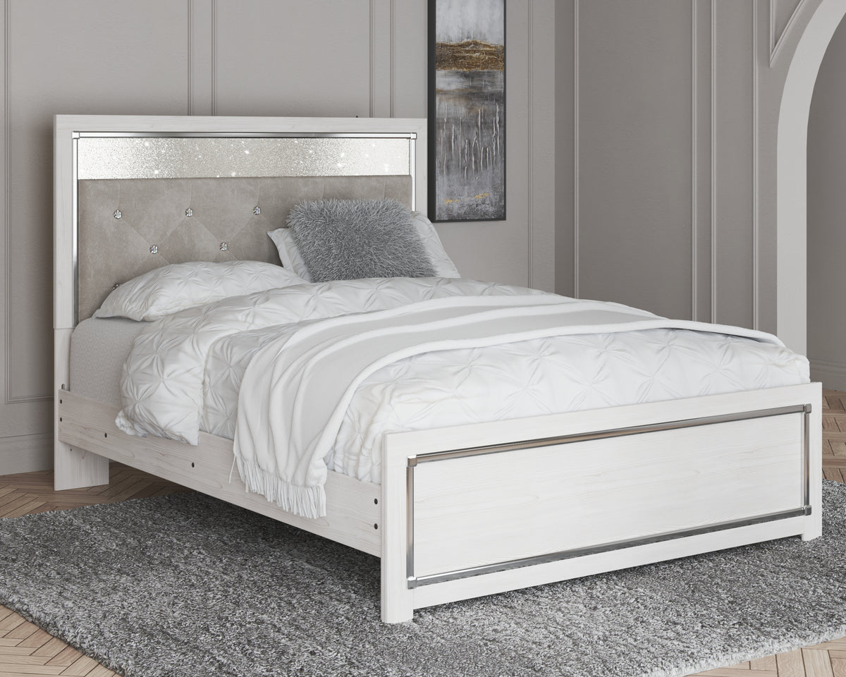 Best Deals Furniture - Ashley Furniture - Altyra Queen Panel Bed - Queen Panel Bed / White - B2640B2