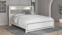 Best Deals Furniture - Ashley Furniture - Altyra King Panel Bookcase Bed - King Panel Bookcase Bed / White - B2640B5