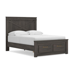 Vonitta Bay Full Panel Platform Storage Bed