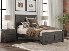 Best Deals Furniture - Ashley Furniture - Vonitta Bay Full Panel Platform Storage Bed - Full Panel Platform Storage Bed - PCB2648B9