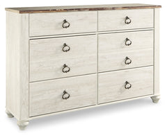 Willowton Queen Sleigh Bed and Dresser