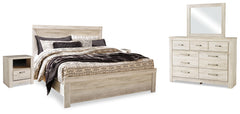 Best Deals Furniture - Ashley Furniture - Bellaby King Panel Bed, Dresser, Mirror and 2 Nightstands - King Panel Bed, Dresser, Mirror and 2 Nightstands - B331B22