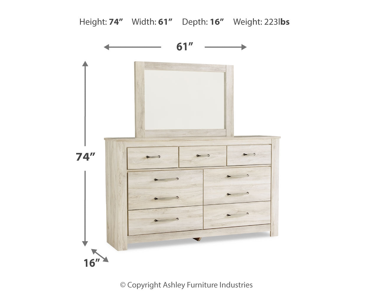 Bellaby King Crossbuck Panel Bed