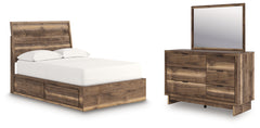 Best Deals Furniture - Ashley Furniture - Chirason Full Panel Storage Bed, Dresser and Mirror - Full Panel Storage Bed, Dresser and Mirror - PCB3367B32