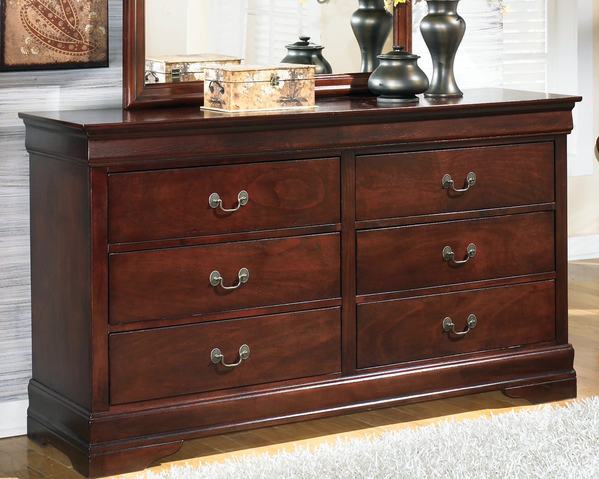 Best Deals Furniture - Ashley Furniture - Alisdair Dresser - Dresser / Reddish Brown - B376-31