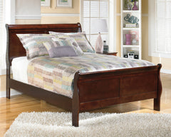 Best Deals Furniture - Ashley Furniture - Alisdair Full Sleigh Bed - Full Sleigh Bed / Reddish Brown - B376B4