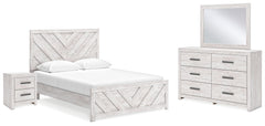 Best Deals Furniture - Ashley Furniture - Cayboni Queen Panel Bed, Dresser, Mirror and Nightstand - Queen Panel Bed, Dresser, Mirror and Nightstand - B3788B8