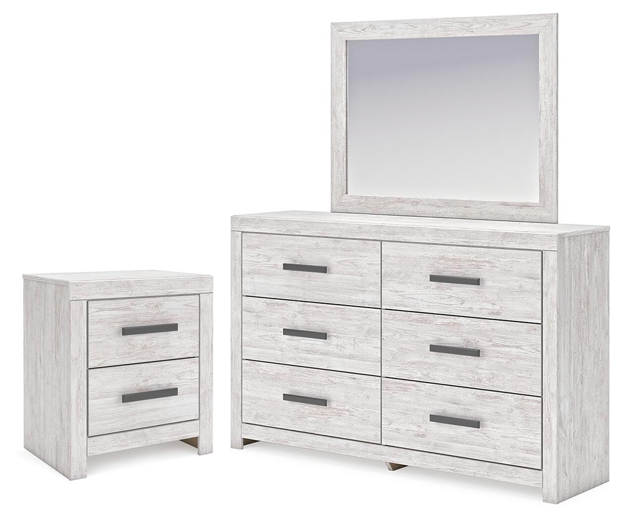 Best Deals Furniture - Ashley Furniture - Cayboni Dresser, Mirror and Nightstand - Dresser, Mirror and Nightstand - B3788B19