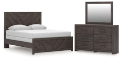 Best Deals Furniture - Ashley Furniture - Prendonea Queen Panel Bed, Dresser and Mirror - Queen Panel Bed, Dresser and Mirror - B3789B7