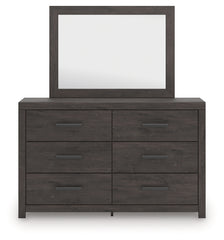 Prendonea Full Panel Bed, Dresser and Mirror