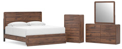 Fortlorn King Panel Bed, Dresser, Mirror and Chest