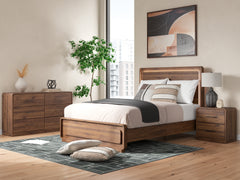 Fortlorn Queen Panel Bed, Dresser and Nightstand
