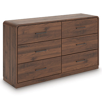 Best Deals Furniture - Ashley Furniture - Fortlorn Dresser - Dresser / Walnut Brown - PCB386-31