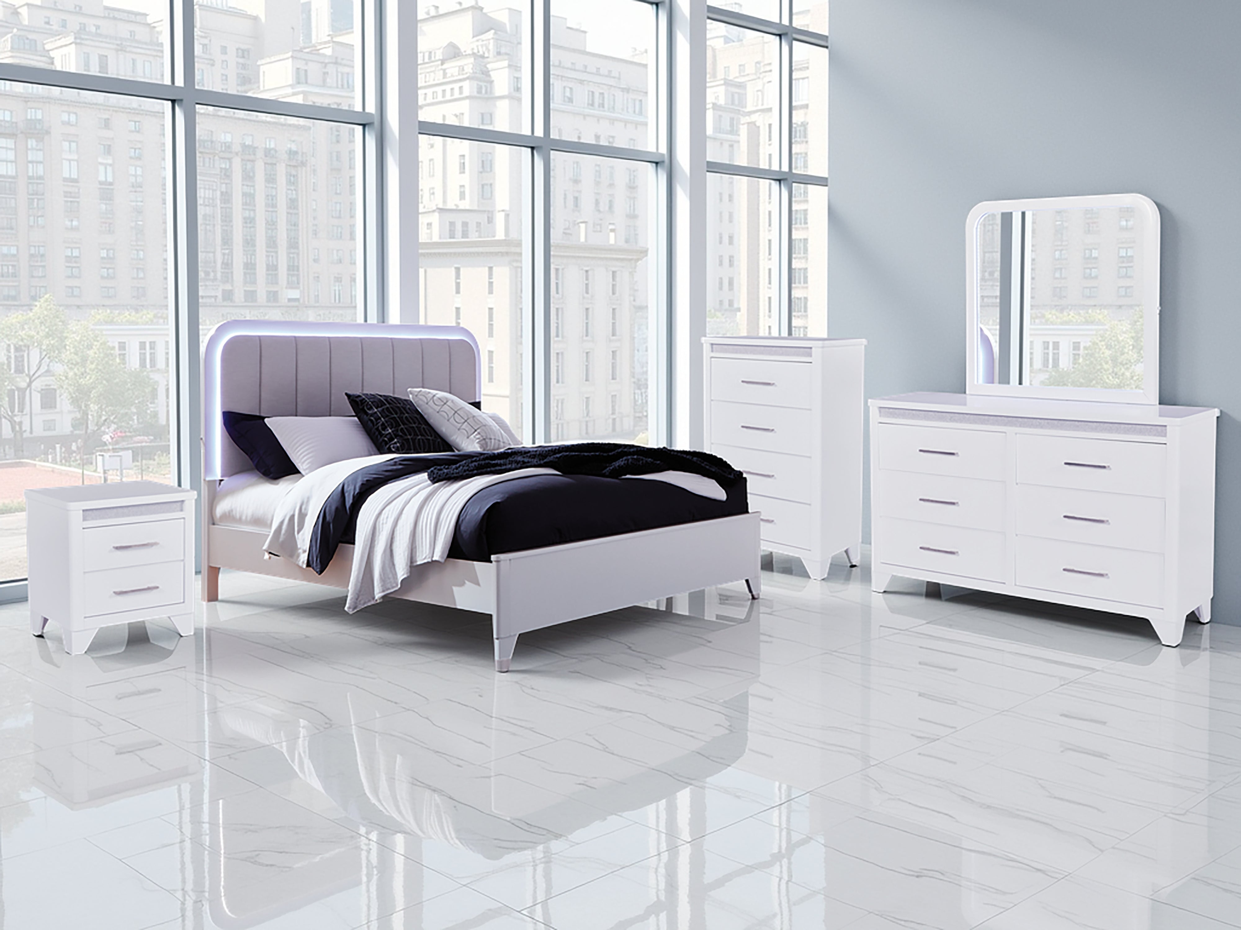 Best Deals Furniture - Ashley Furniture - Jarlee Queen Upholstered Panel Bed - Queen Upholstered Panel Bed - PCB392B2