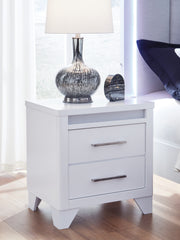 Best Deals Furniture - Ashley Furniture - Jarlee Nightstand - Two Drawer Night Stand / White - PCB392-92