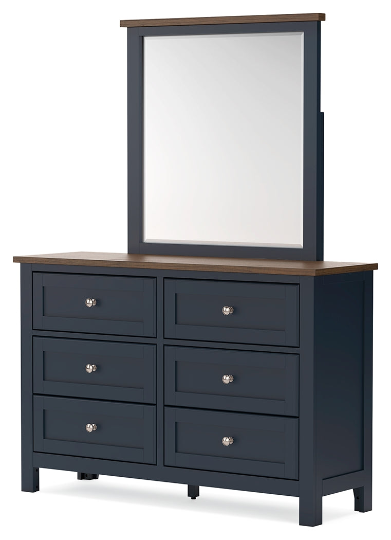 Landocken Queen Panel Headboard, Dresser and Mirror