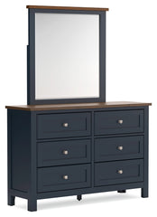 Landocken Full Panel Bed, Dresser and Mirror