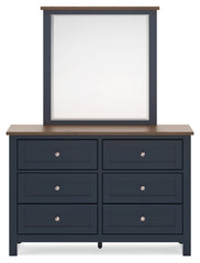 Landocken Twin Panel Bed, Dresser and Mirror