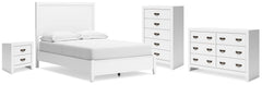 Best Deals Furniture - Ashley Furniture - Binterglen Full Panel Bed, Dresser, Chest and Nightstand - Full Panel Bed, Dresser, Chest and Nightstand - B427B17