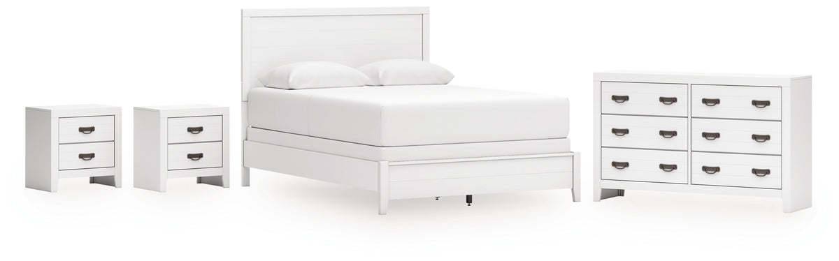 Best Deals Furniture - Ashley Furniture - Binterglen Queen Panel Bed, Dresser and 2 Nightstands - Queen Panel Bed, Dresser and 2 Nightstands - B427B15