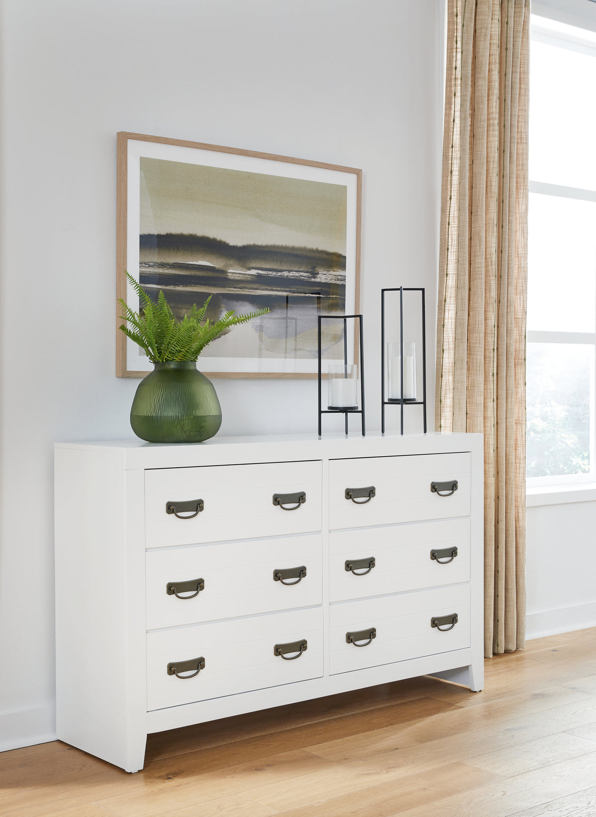 Best Deals Furniture - Ashley Furniture - Binterglen Dresser - Dresser / White - B427-31