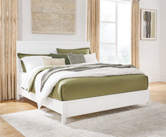 Best Deals Furniture - Ashley Furniture - Binterglen King Panel Bed - King Panel Bed / White - B427B8