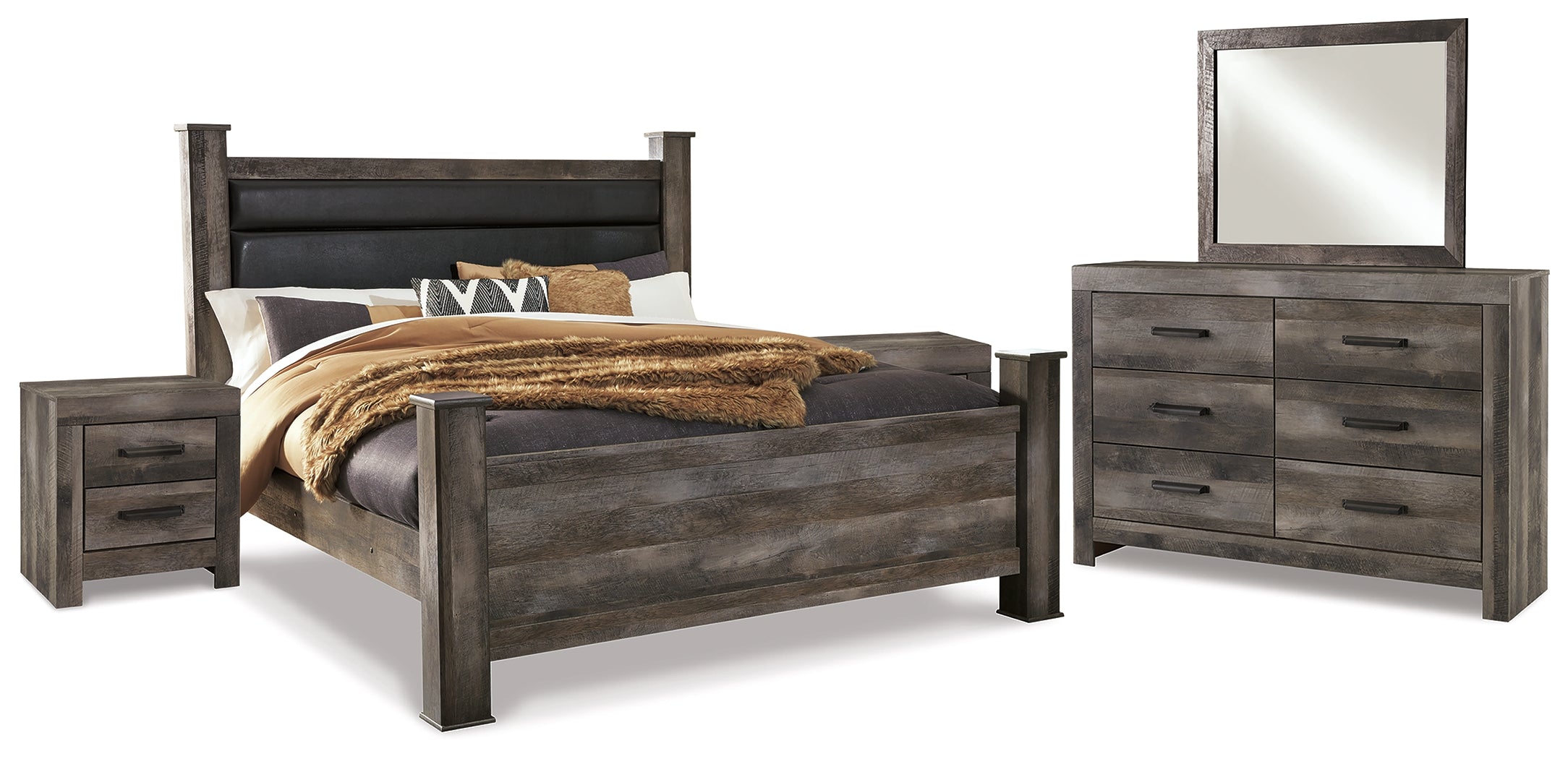 Wynnlow King Poster Bed