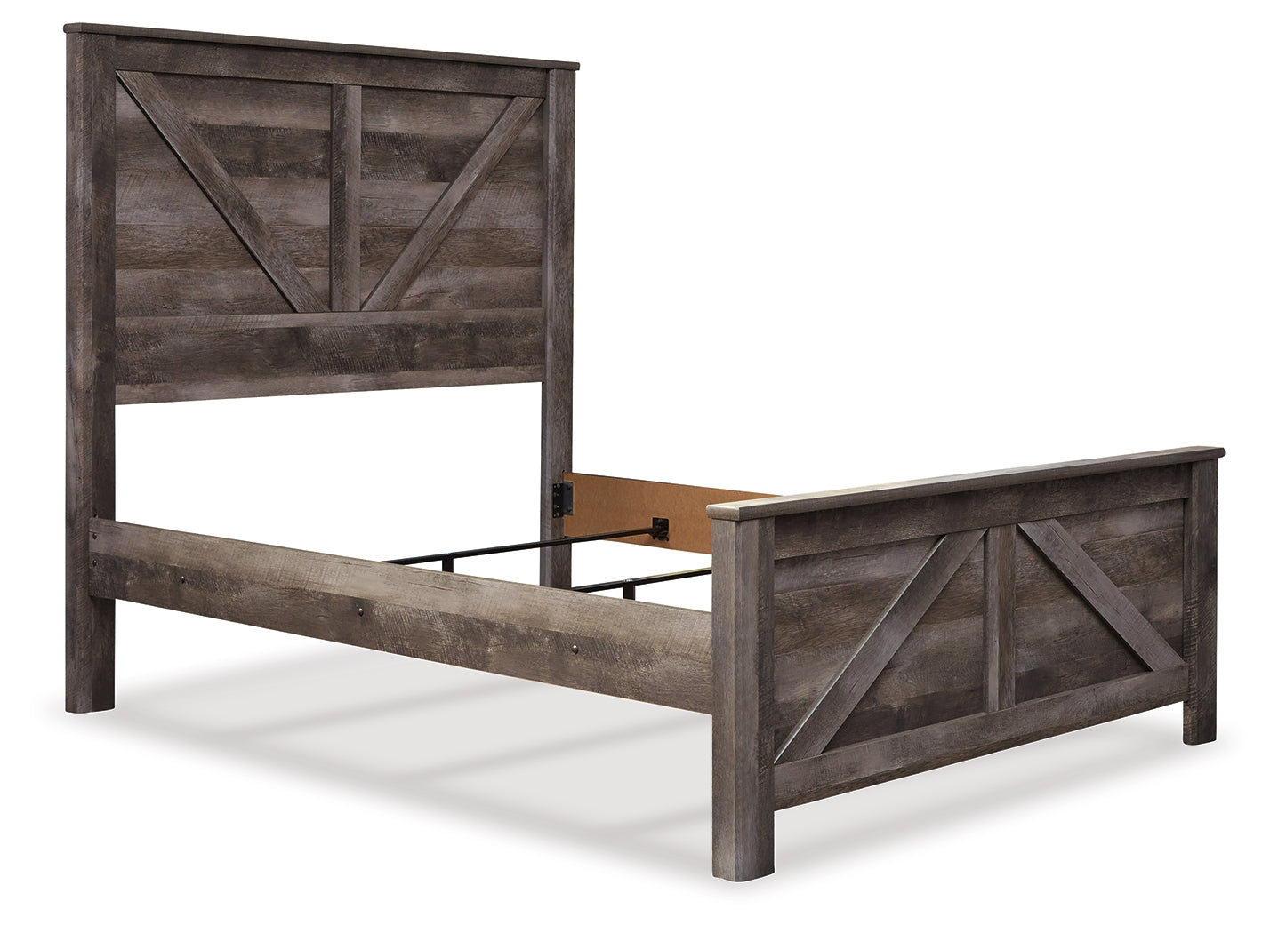 Wynnlow Queen Crossbuck Panel Bed